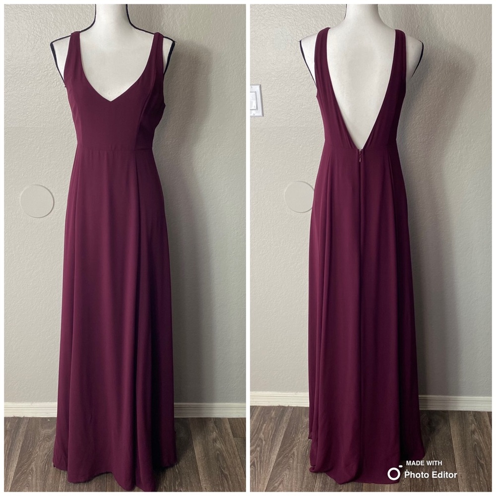 Show Me Your Mumu Merlot Jenn Maxi Dress - Picture 2 of 7